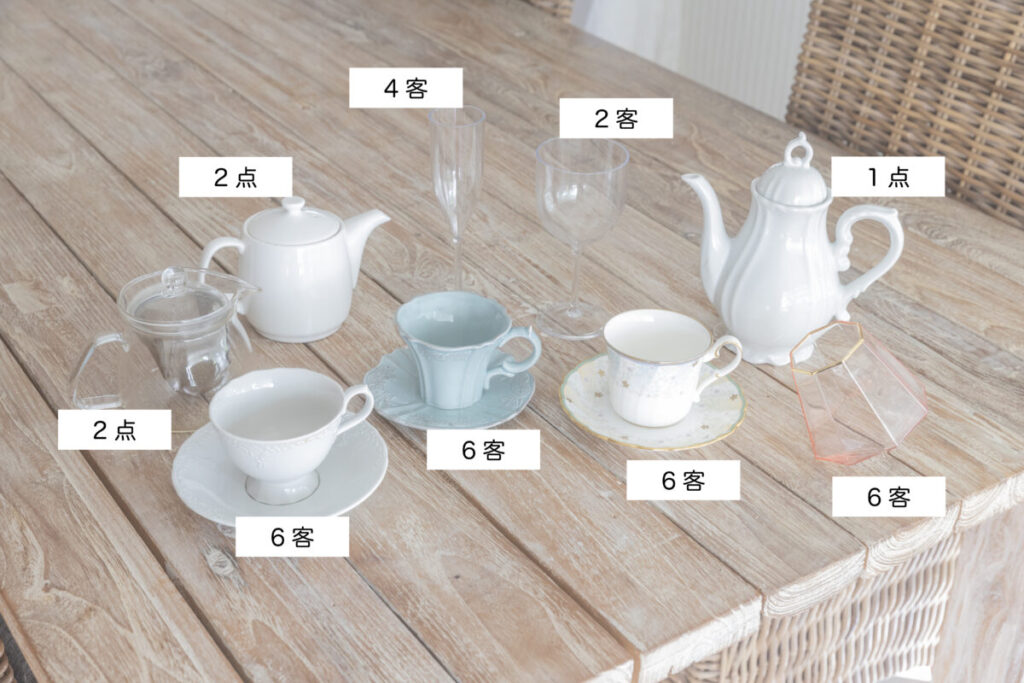 茶器類の使用について