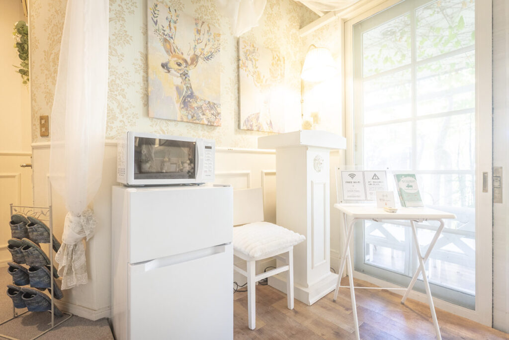 冷蔵庫と電子レンジ